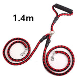 Double-Ended Traction Rope For Walking The Dog Hand-Double-Ended Traction Rope One Plus Two Leash Collar Pet Supplies Dog Collar - Nioor