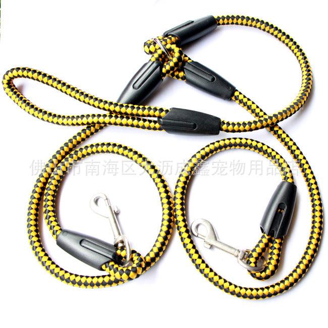 Double-Ended Traction Rope For Walking The Dog Hand-Double-Ended Traction Rope One Plus Two Leash Collar Pet Supplies Dog Collar - Nioor