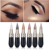 Double head six color eyeshadow black eyeliner - Nioor