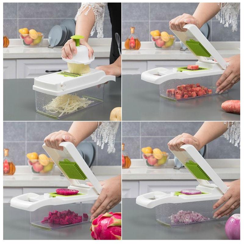 Double-head vegetable cutter multi-function vegetable cutter household - Nioor