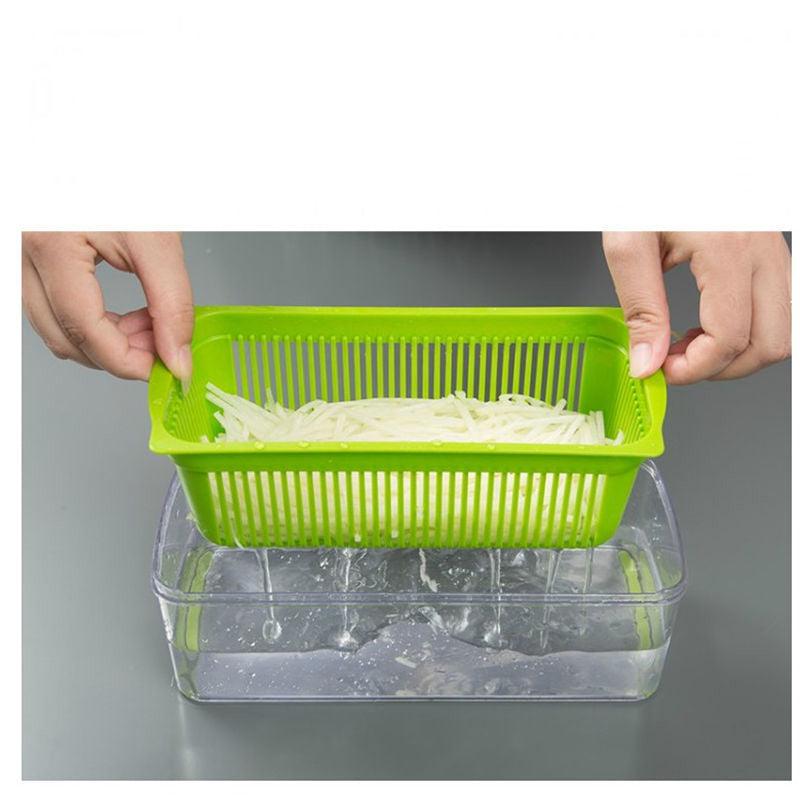 Double-head vegetable cutter multi-function vegetable cutter household - Nioor