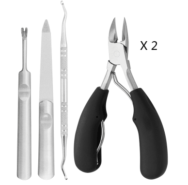 Double spring lancet clamp nail clipper - Nioor