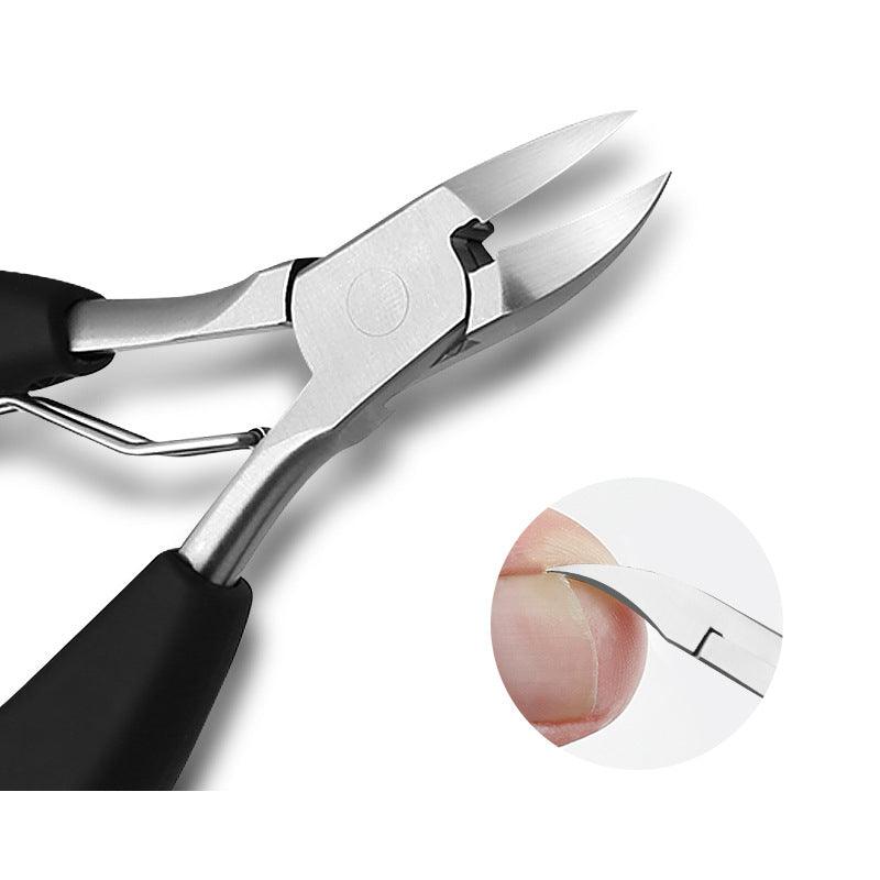 Double spring lancet clamp nail clipper - Nioor