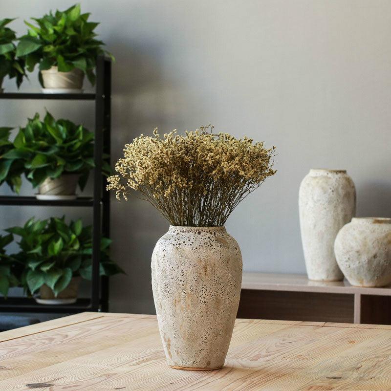 Dried flowers ceramic flower arrangement vase - Nioor