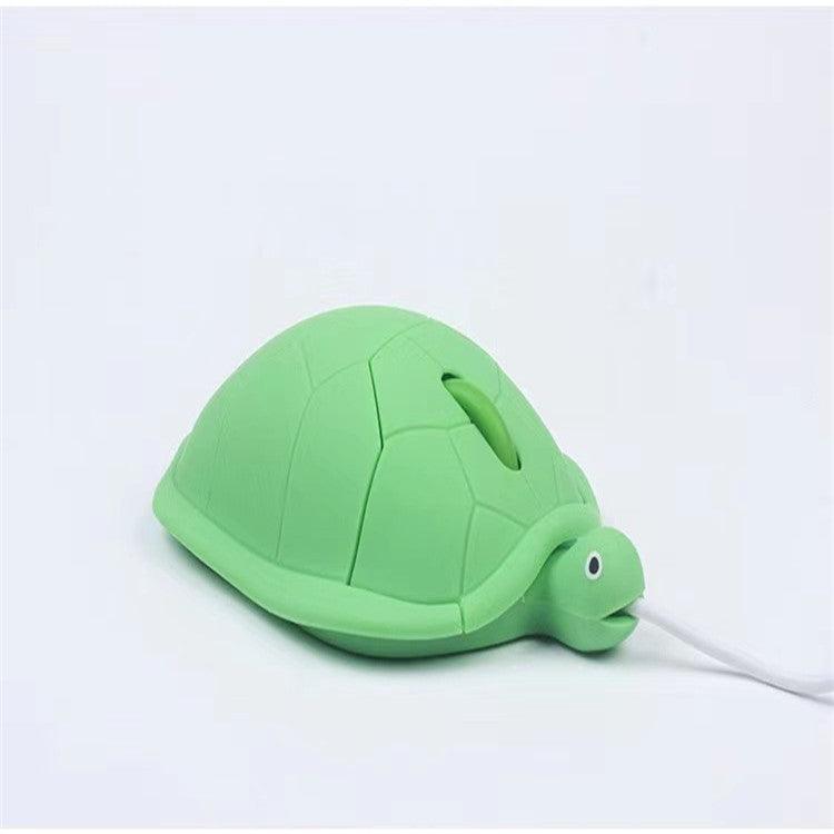 Cross-border E-commerce Wired Turtle Mouse, Animal Mouse, Rose Gold Mouse, H-L021 Green Turtle Mouse - Nioor