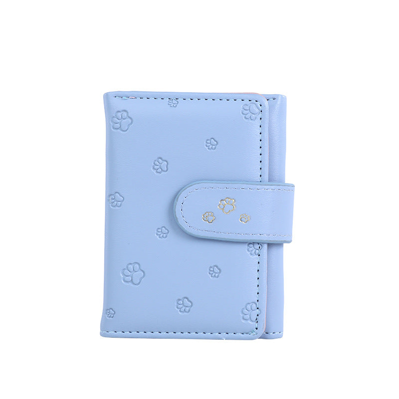 Multi Clip Folding Wallet With Handbag