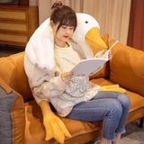 Big White Goose Doll Pillow Sleeping Plush Toy - Nioor