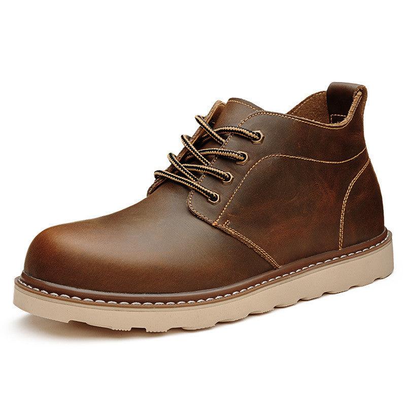 Men's Middle Top Working Wear Retro Desert Boots - Nioor