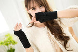 Warm Autumn And Winter Knitted Finger-exposing Half-finger Movement - Nioor