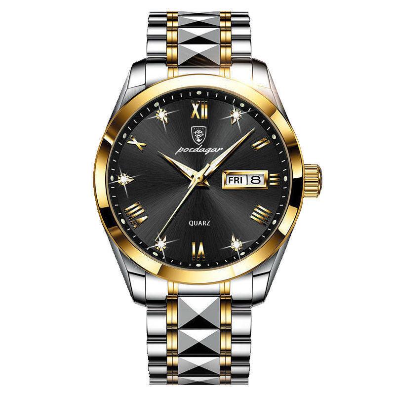 Waterproof Luminous Double Calendar Men's Watch - Nioor