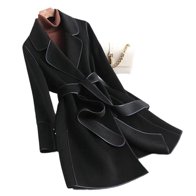 Korean Style Wool Coat Overcoat Women - Nioor