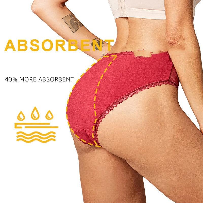 Sexy Lace Washable Women's Underwear Leak Proof - Nioor