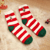 New Coral Velvet Christmas Socks - Nioor