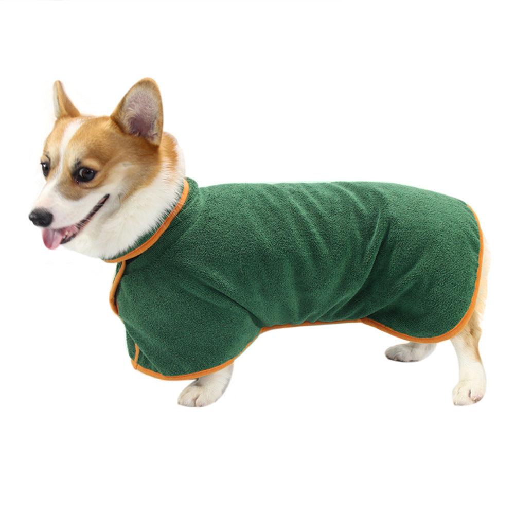 Absorbent Pet Bathrobe With Waist-wrapped Microfiber - Nioor