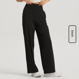 High Waist Hip Lift Yoga Wide-leg Pants Draping Slim Straight Breathable Sweat Absorbing Casual Sports Pants - Nioor