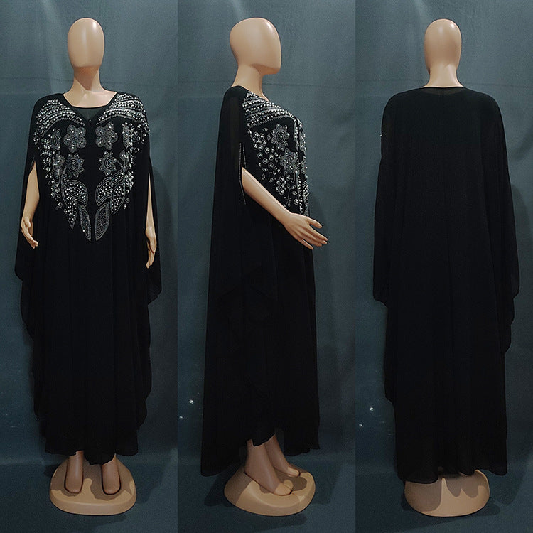 Muslim Robe Plus Size Women's European And American Long Dress New Gown