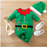 Christmas Clothes Spring And Autumn Baby Onesies