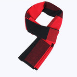 Men's Fashion Casual Plaid Warm Wool Scarf - Nioor