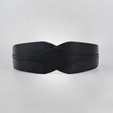 Simple Wide Waist Seal Elastic Versatile Belt Ladies - Nioor