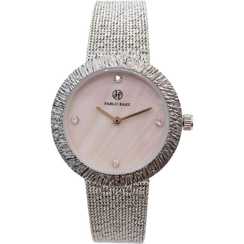 Fashionable And Trendy Mid-vintage Style Ladies' Steel Band Watch - Nioor