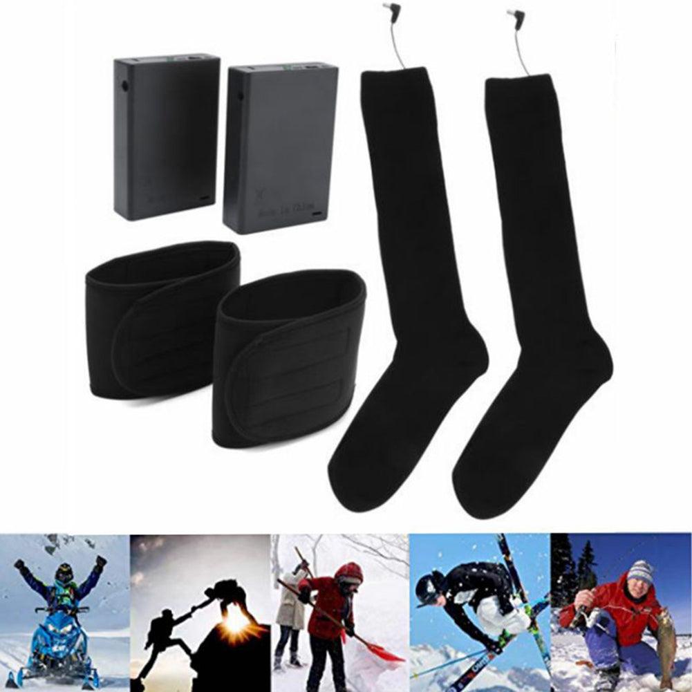 Electric Heating Socks Battery Infrared Fever Men's And Women's Winter Foot Warmer - Nioor