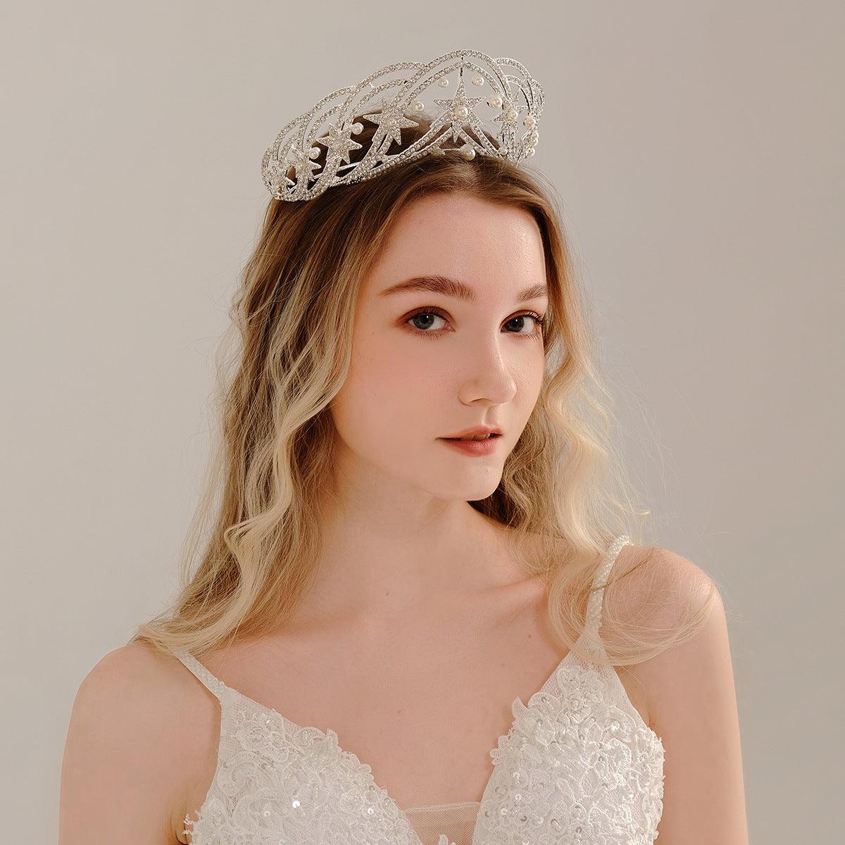 Light Luxury Socialite Style Hair Accessories Wedding Dress Headdress - Nioor