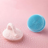 Baby Shower Brush To Remove Dandruff Silicone Scrubbing Cotton Shampoo Artifact - Nioor