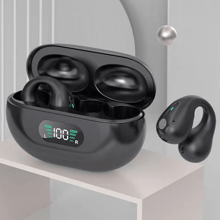 Bone Conduction Headphones TWS Earbuds Ear Clip Bluetooth 5.3 Touch Wireless Earphone In-Ear Bass HIFI Sports Headset - Nioor