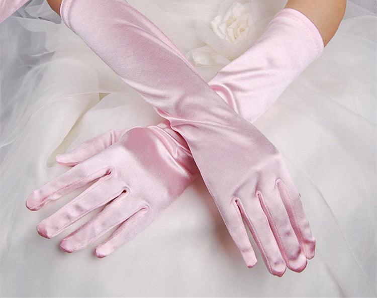 Bridal Gloves Wedding Dress Show Banquet - Nioor