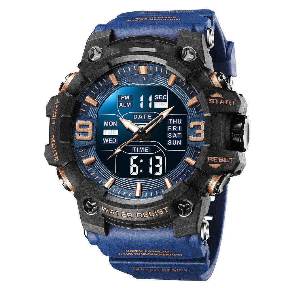 Men's Sports Waterproof Multifunctional Electronic Watch - Nioor