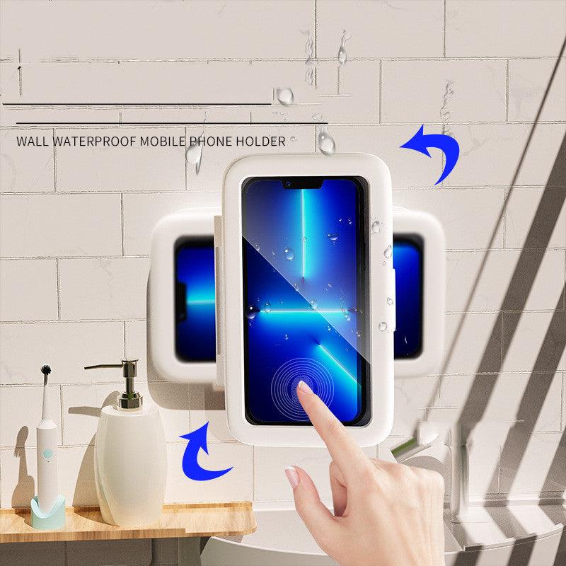 Shower Phone Box Bathroom Waterproof Phone Case Seal Protection Touch Screen Mobile Phone Holder For Kitchen Handsfree Gadget - Nioor