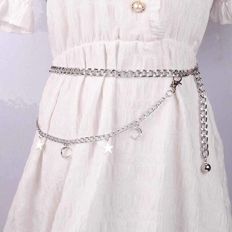 Women's Fashion Simple Decoration Waist Chain - Nioor