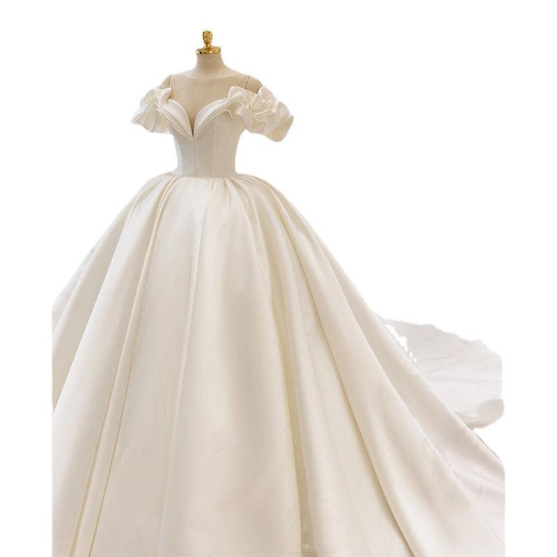 French Bride Small Premium Wedding Dress - Nioor