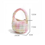 Cloud Bag Bubble Pleated Nylon Puff Handbag