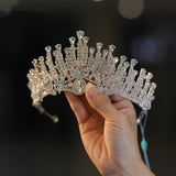 Bridal Wedding Dress Headdress Crown Alloy Rhinestone Temperament Sweet Luxury - Nioor