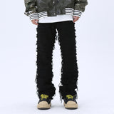 Men's Loose Casual Personality Straight Jeans