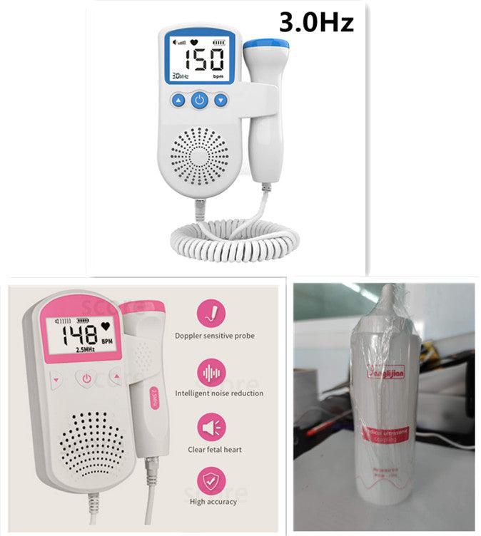 Fetal Heart Rate Monitor Home Pregnancy Baby Fetal Sound Heart Rate Detector - Nioor