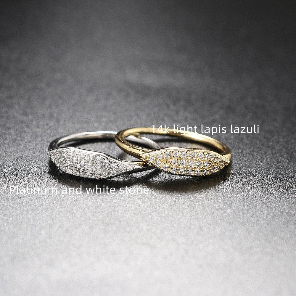 Women's Fashion Gold-plated Simple Thin Ring - Nioor