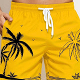 European And American Men's Loose Beach Pants 3D Printed Pattern - Nioor