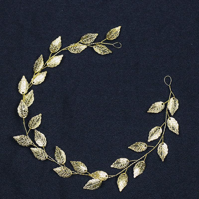 Gold And Silver Leaf Hair Band - Nioor