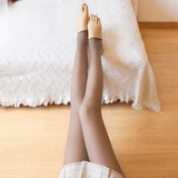 Women's Transparent Fleece Lined Stockings - Nioor