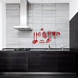 Kitchen Utensils Wall Stickers Bedroom Decorative Stickers - Nioor