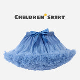 Girls' Super Fluffy Skirt Tutu Skirt Flower Girl Gauze Skirt Children Princess Fairy Dress Pleated Skirt