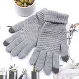 Men And Women Outdoor Cycling Fleece Warm Touch Screen Gloves - Nioor