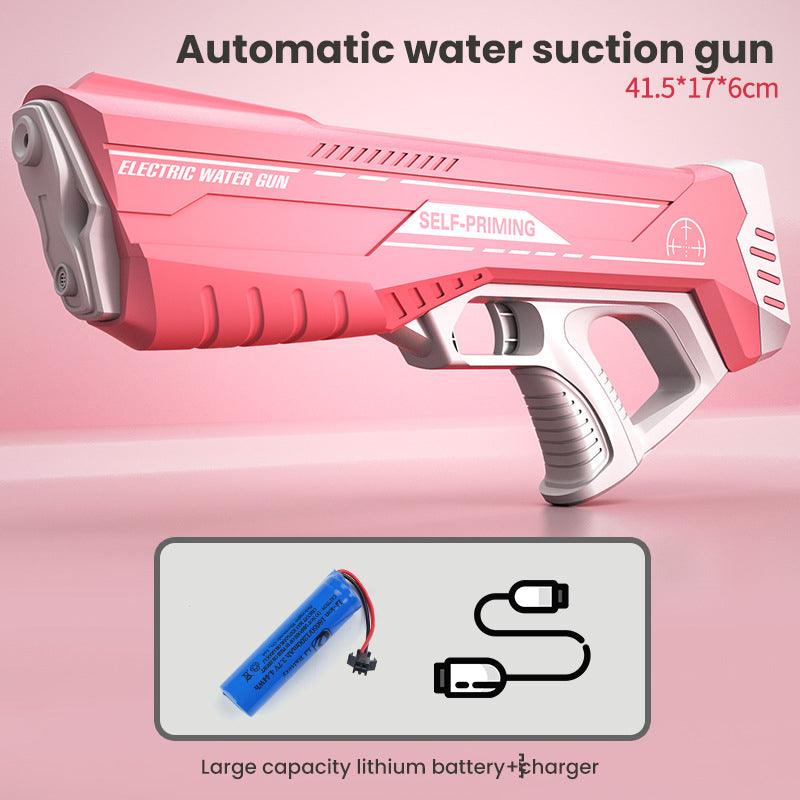 Space Water Gun Electric Automatic Water Absorption Water Fights Toy Outdoor Beach Swimming Pool Bath Toys For Children Kid Gift - Nioor