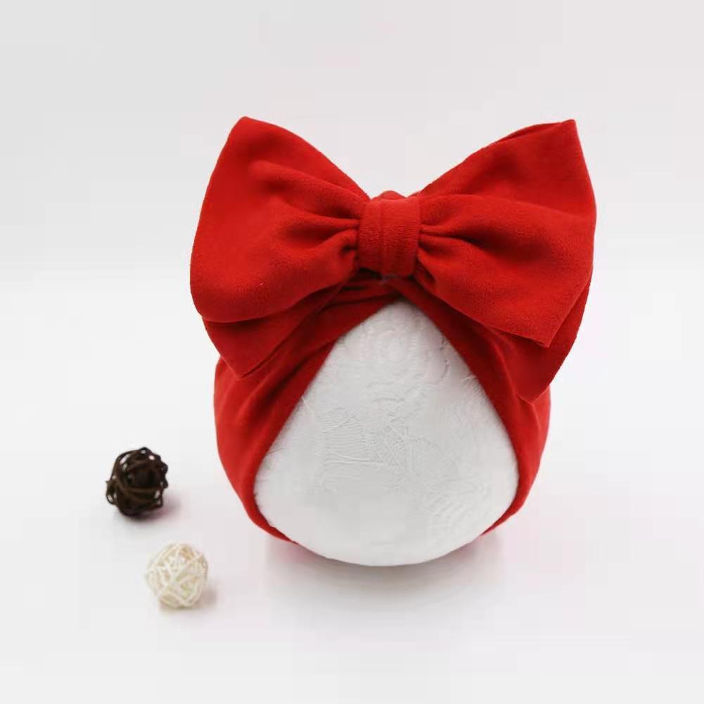 Bowknot Baby Fetal Cap Cute Pure Cotton