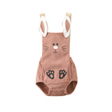 Boys And Girls Baby Corduroy Small Rabbit Backstrap Triangle Ha Clothing