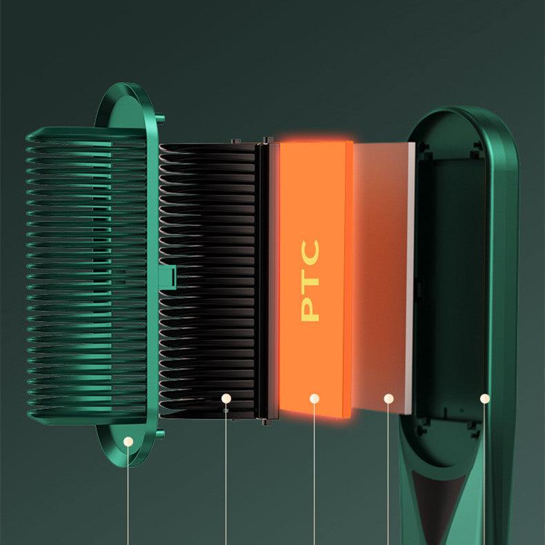 Electric Anion Hair Curler Hair Curler And Straightener Dual-use Hair Straightener - Nioor