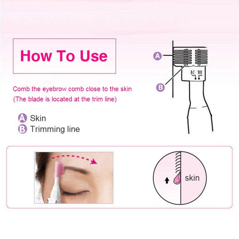 Electric eyebrow shaping tool Lady's eyebrow shaving machine - Nioor