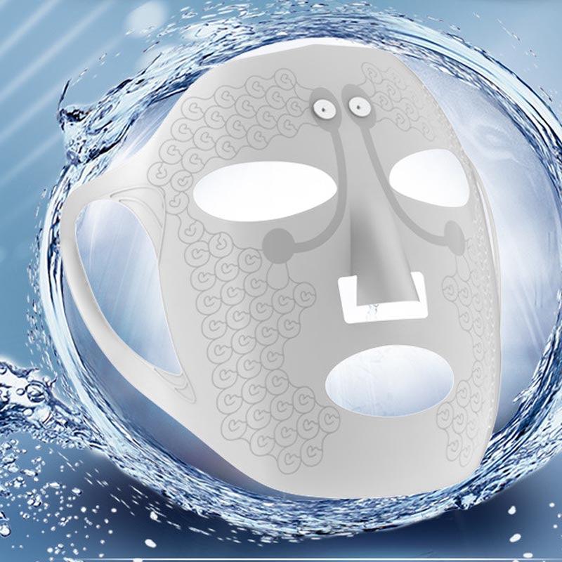 Electric Facial Massage Mask Face Massager Skin Tightening Moisturizes Anti-wrinkle Reduces Wrinkles Beauty Device Skincare - Nioor